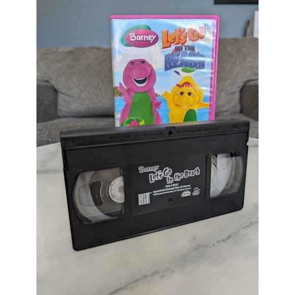 Barney Let's Go To The Beach VHS - Picture 2 of 4
